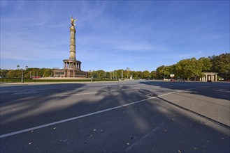 Victory Column at the Großer Stern roundabout in Berlin, capital city, independent city, federal