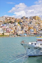 View of Sciacca harbour, Sciacca, Agrigento district, Sicily, Italy, Europe