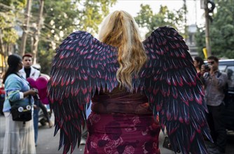 People from LGBT community and supporters participate in Pride Parade on December 22, 2024 in