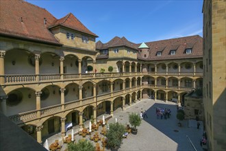 Old Palace Stuttgart, former moated palace, princely residence, 14th century seat of the Counts of