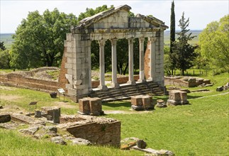 Monument of Agonothetes or Bouleuterion, Roman 2nd century AD, Apollonia Archaeological Park,