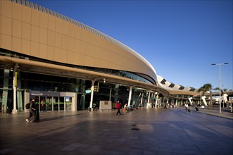 Exterior shot, airport, airport building, Faro, Algarve, Portugal, Europe