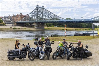 The tough guys are coming to town - view of Harley Days® Dresden 2024 chief organiser Daniela Hesse