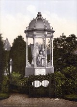 Martyr's Monument, Stirling, Scotland, Historic, digitally restored reproduction from a 19th