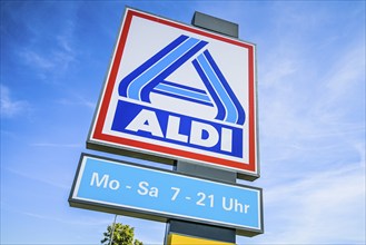 Aldi Nord, sign, advertising, logo