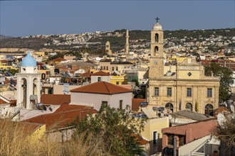 View of the old town with the Cathedral of the Three Martyrs and the Cathedral of the Assumption of