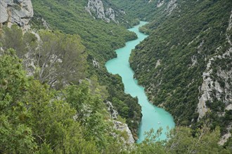 Gorges du Verdon, Verdon Gorge, Verdon, river, gorge, cliffs, mountains, rocks, landscape, view