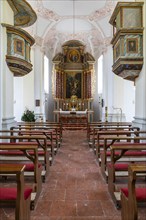 Pilgrimage church of St Bartholomä, Schönau am Königssee, Berchtesgadener Land, Bavaria, Germany,