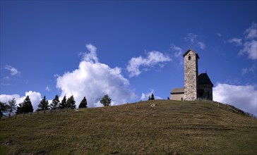 Church of St. Vigil, Vigilius am Joch, Glaubensweg, near Lana, South Tyrol, Autonomous Province of