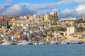 View of Sciacca harbour, Sciacca, Agrigento district, Sicily, Italy, Europe