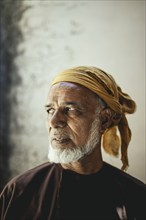 Muhammad M'Barek Al-Mahri, pensioner and camel breeder, Dalkut, Dhofar, Oman, Asia