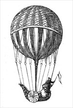 Balloon of Testu-Brissy, Pierre Testu-Brissy, 1770, 1829, was a pioneer of ballooning, France,