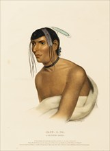 Jack-O-Pa. A Chippewa Chief (1843), Indians, Historical Indian Tribes from North America, Charles