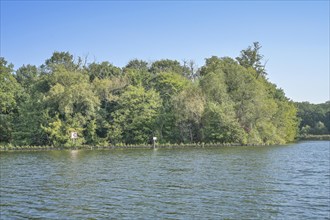 Reiswerder Island, Tegeler See, Tegel, Reinickendorf, Berlin, Germany, Europe