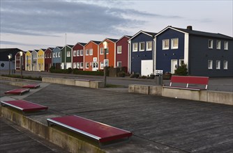 Lobster shacks in Heligoland, Schleswig-Holstein, Germany, Europe