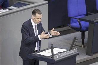 Christian Dürr, Member of the German Bundestag (FDP), recorded during a speech in the plenary