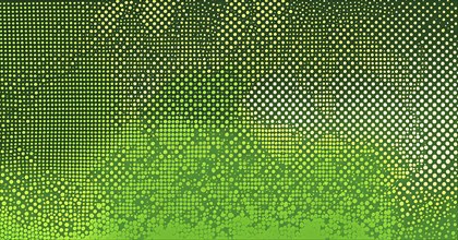 Green halftone pop art background. retro vector illustration, AI generated