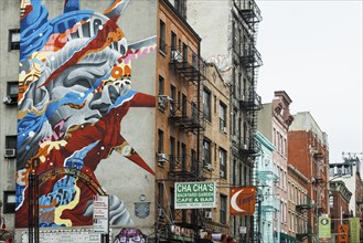 Straßenkunst, Graffiti, Chelsea, Manhattan, New York City, New York, USA, North America