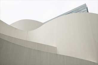 Schauspielhaus and Dreischeibenhaus, Düsseldorf, Rhineland, North Rhine-Westphalia, Germany, Europe