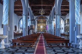 Interior of the church of Santa María de la Concepción in Valverde, capital of the island of El