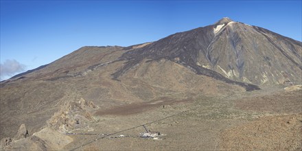 Panorama during the ascent to Alto de Guajara, 2715m, over the Teide National Park, Parque Nacional