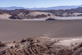 Side view of the Duna Mayor dune, in the Valle de la Luna, San Pedro de Atacama, San Pedro de