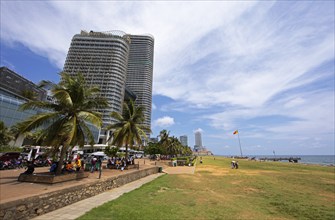 Galle Face Green in Colombo, Western Province, Sri Lanka, Asia