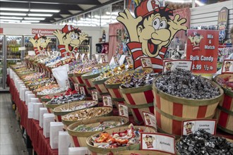 Phillipsburg, Missouri, Redmon's Candy Factory, a large candy retail store that is heavily