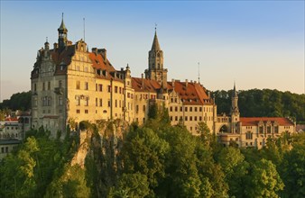 Hohenzollern Castle Sigmaringen, former princely residence and administrative centre of the Princes