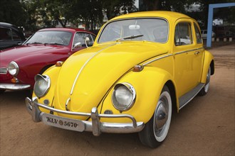 CHENNAI, INDIA, JULY 24: Volkswagen Type 1 (Volkswagen Beetle) (Volkswagen Bug) (retro vintage car)