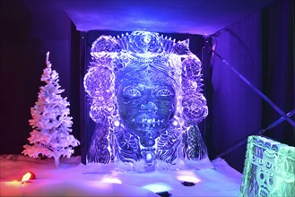 Theme Asia, Ice Sculpture Festival, Zwolle, Province of Overijssel, Netherlands