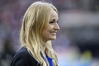 Presenter Sports Presenter SKY Katharina Kleinfeldt, Mercedes-Benz Arena, Stuttgart,