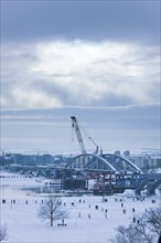 Waldschlößchen bridge final assembly