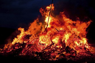 Witches' bonfire in Steina