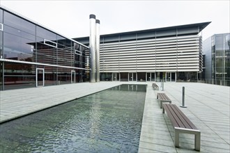 Saxon State Parliament, inner courtyard