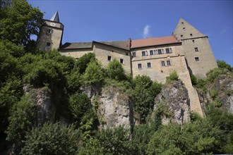 Wiesentfels Castle, rock castle above the Wiesentfels district of the town of Hollfeld, Franconian