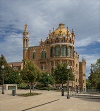 Historic hospital complex of the Hospital de la Santa Creu i Sant Pau, Barcelona, Catalonia, Spain,