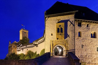 Wartburg Castle is a castle in Thuringia, situated above the town of Eisenach at the north-western