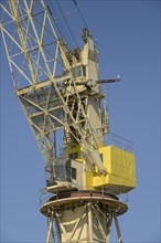 Loading crane, harbour, Szczecin, West Pomeranian Voivodeship, Poland, Europe