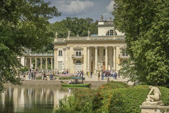 Lazienki Palace, Palac na Wyspie, Lazienki Park, Warsaw, Mazowieckie Voivodeship, Poland, Europe