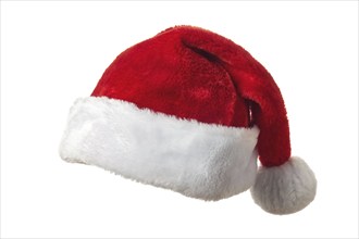 Santa Claus hat isolated on white background