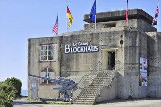 The German Second World War bunker Le Grand Blockhaus at Batz-sur-Mer, Loire-Atlantique, Pays de la