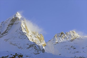 The mountain Becca di Monciair, Gran Paradiso National Park in the Valle d'Aosta, Italy, Europe