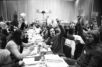 Federal Party Congress The Greens in the Westfalenhalle on 21.06.1980 in Dortmund, Germany, Europe