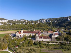 Archabbey of St Martin at Beuron, a Benedictine monastery in Beuron in the Upper Danube Valley, in