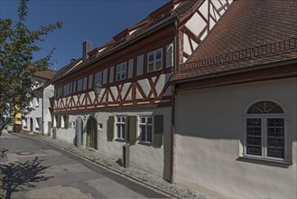 Former Jewish synagogue, today together with the local history museum, Schnaittach, Middle