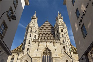 West front, Stephansdom, St. Stephen's Cathedral, Vienna, Wien, Austria, Europe