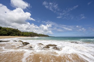 The Secret Beach, Kauai, Hawaii, USA, North America