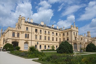 Lednice Castle, Lednice, Eisgrub, Breclav, Jihomoravský kraj, part of the Lednice-Valtice Cultural