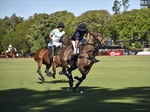 David Sterling from Team La Dolfina Saudi at the polo tournament Triple Corona (Triple Crown),